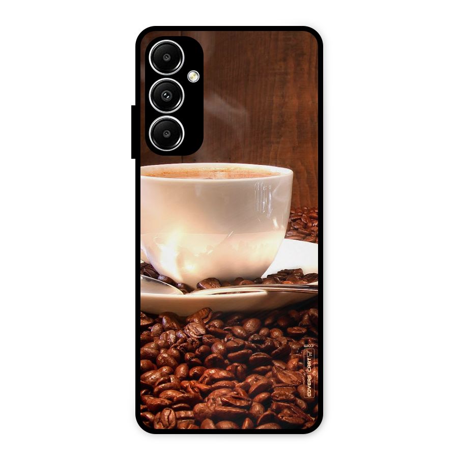Caffeine Beans Metal Back Case for Galaxy A05s