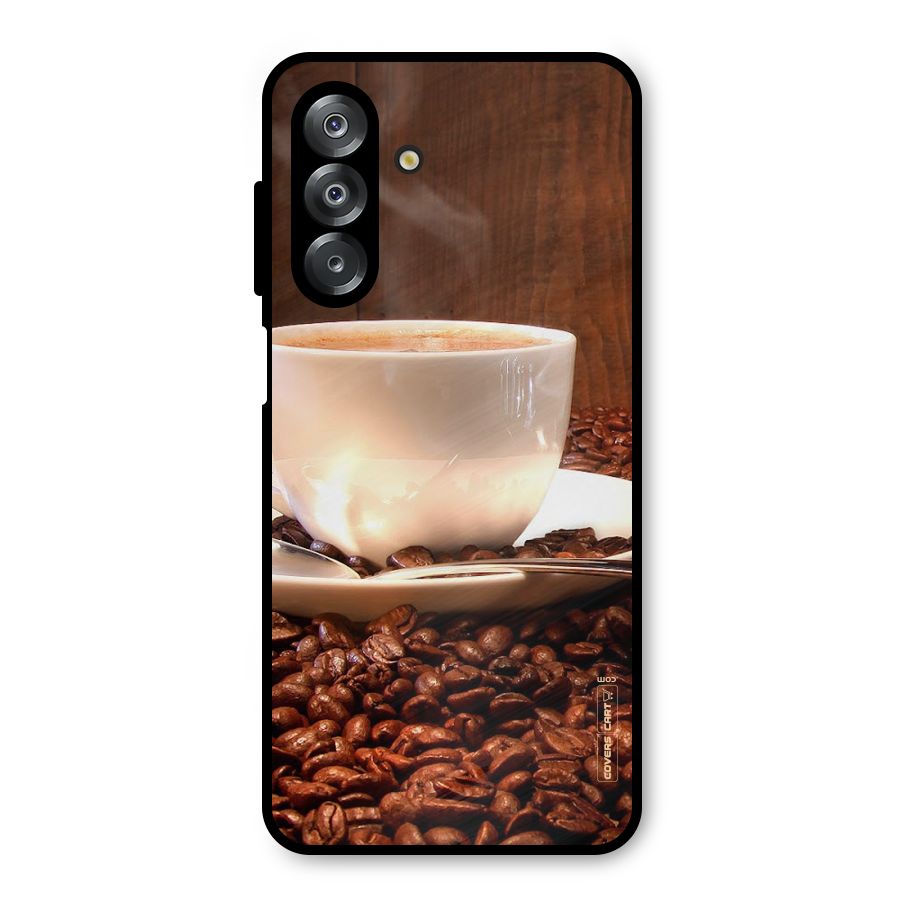 Caffeine Beans Metal Back Case for Galaxy A26