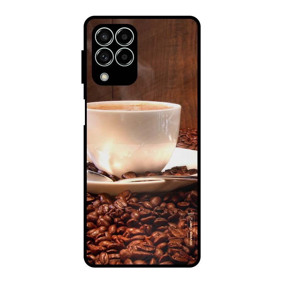Caffeine Beans Metal Back Case for Galaxy M33