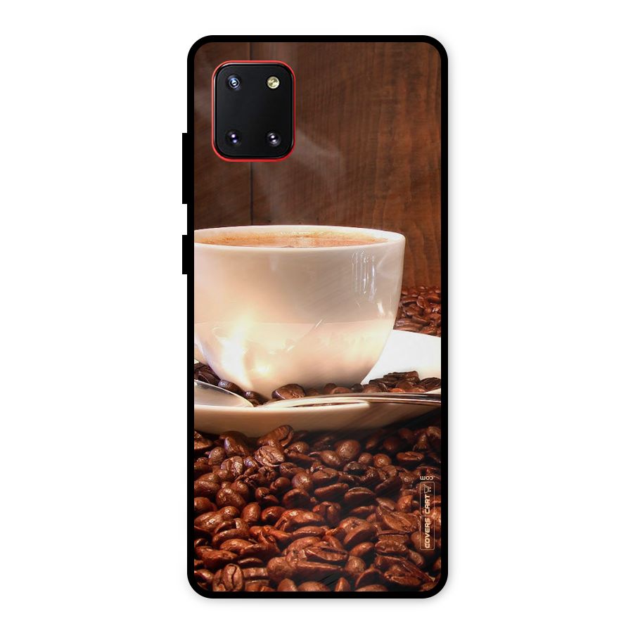 Caffeine Beans Metal Back Case for Galaxy Note 10 Lite