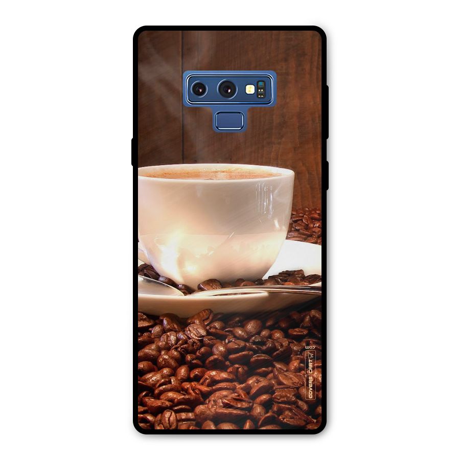 Caffeine Beans Metal Back Case for Galaxy Note 9