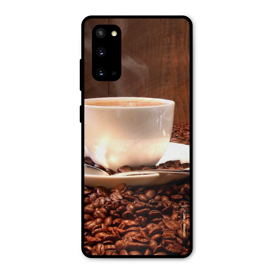 Caffeine Beans Metal Back Case for Galaxy S20