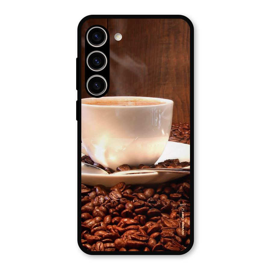 Caffeine Beans Metal Back Case for Galaxy S23 Plus