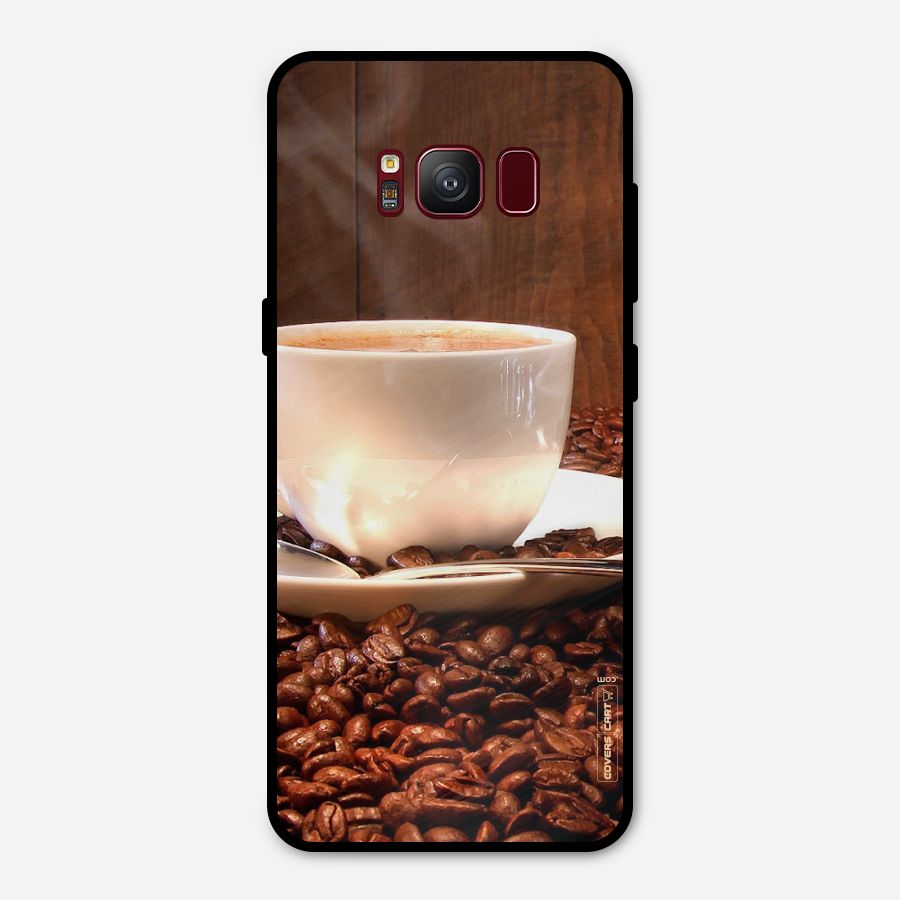 Caffeine Beans Metal Back Case for Galaxy S8