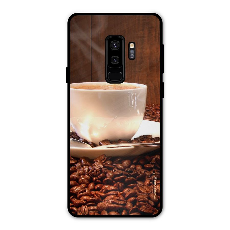 Caffeine Beans Metal Back Case for Galaxy S9 Plus