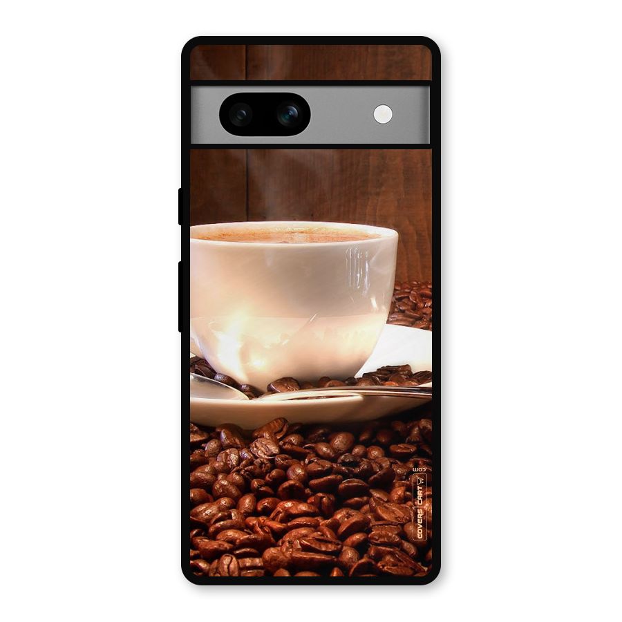 Caffeine Beans Metal Back Case for Google Pixel 7a