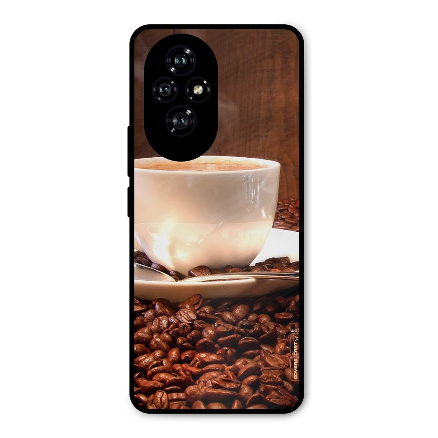 Caffeine Beans Metal Back Case for Honor 200