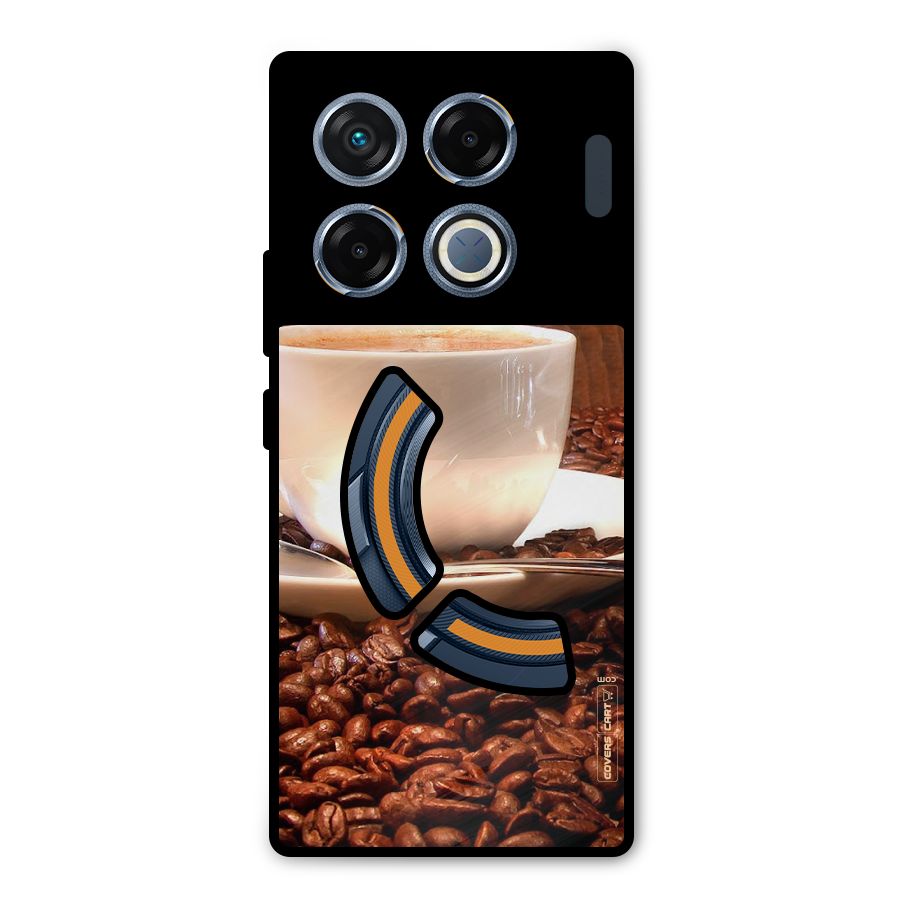 Caffeine Beans Metal Back Case for Infinix GT 20 Pro