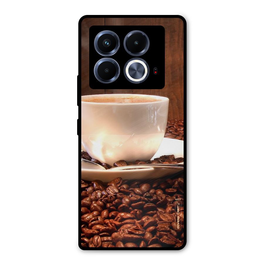 Caffeine Beans Metal Back Case for Infinix Note 40 5G