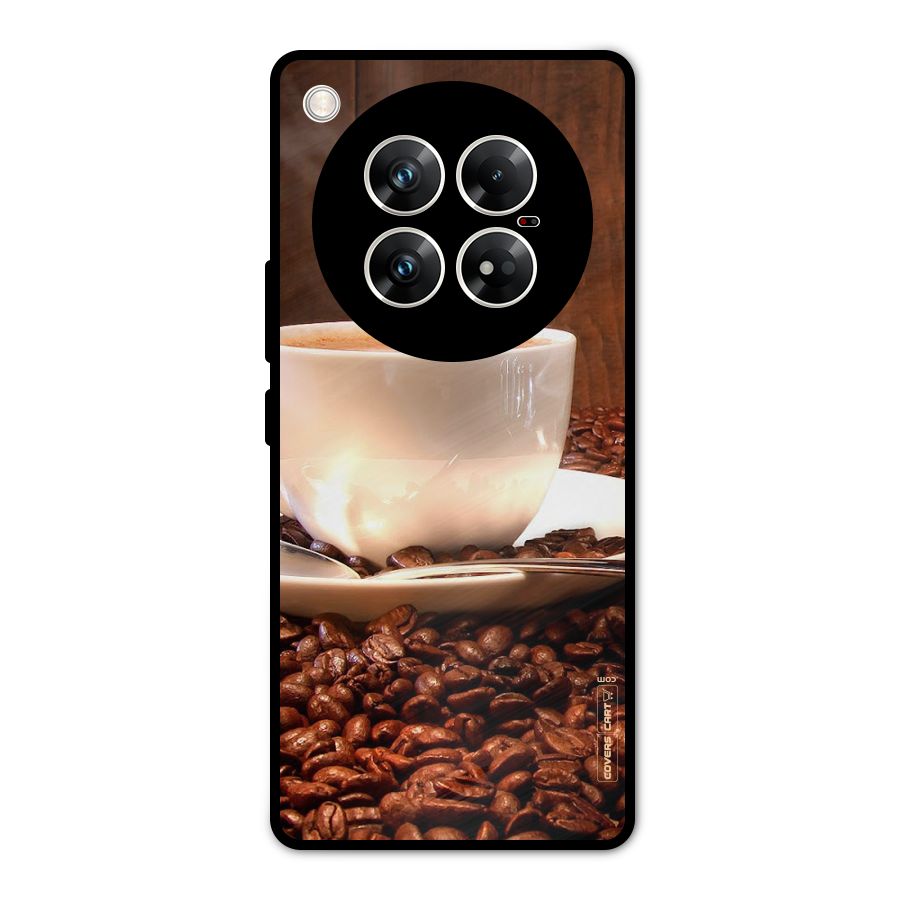 Caffeine Beans Metal Back Case for Infinix Zero 40 5G