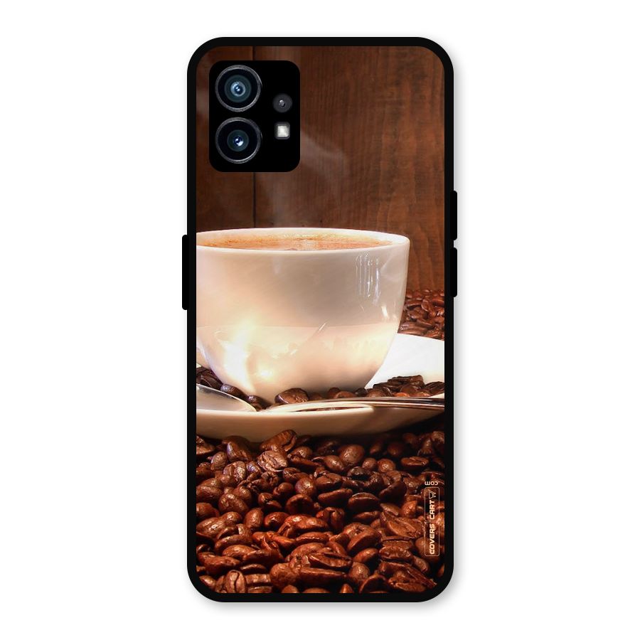 Caffeine Beans Metal Back Case for Nothing Phone 1