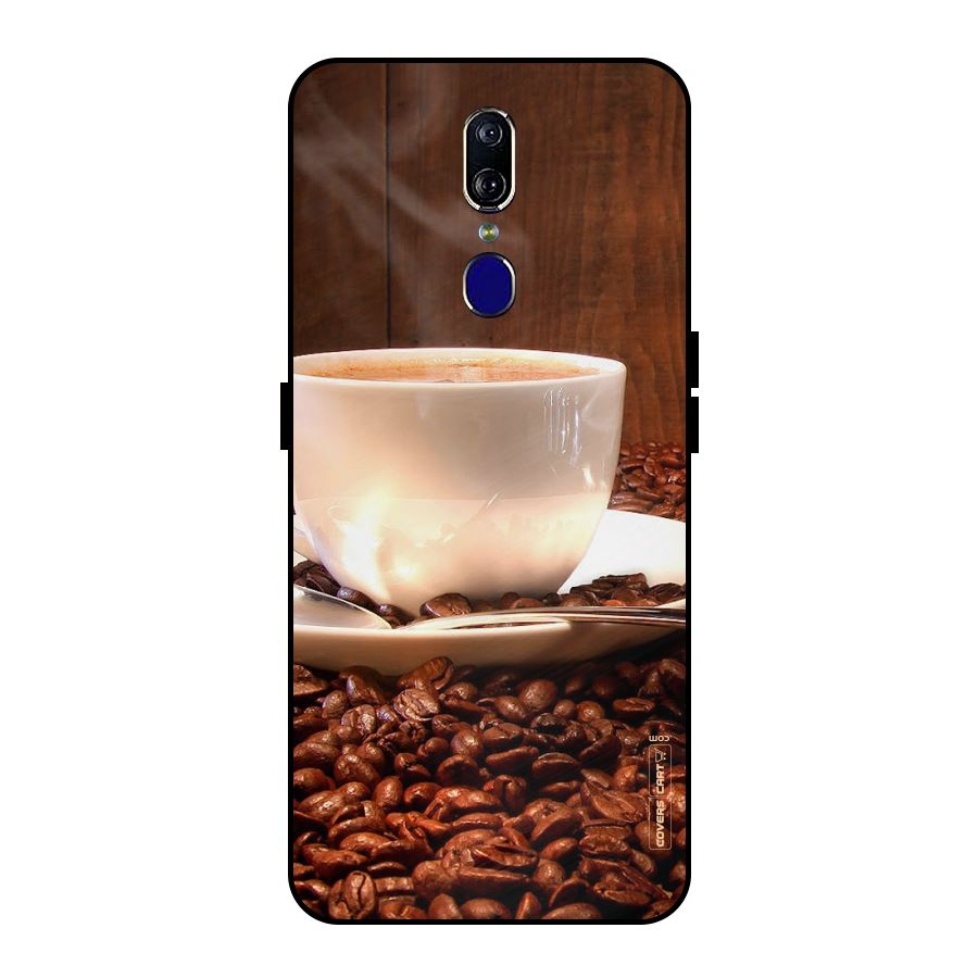 Caffeine Beans Metal Back Case for Oppo F11