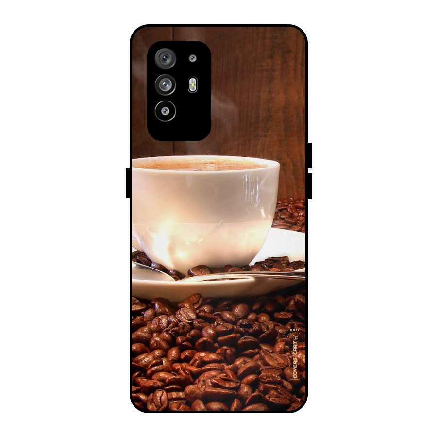 Caffeine Beans Metal Back Case for Oppo F19 Pro Plus 5G