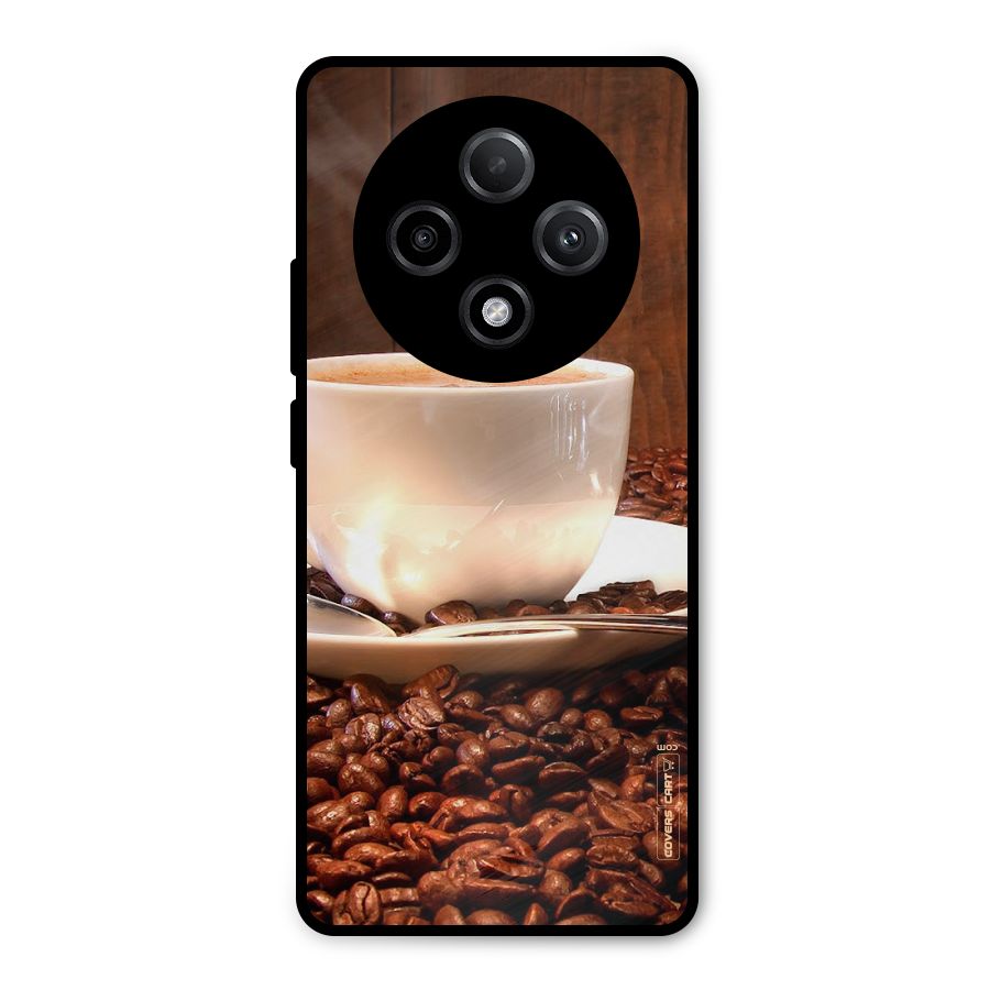 Caffeine Beans Metal Back Case for Oppo F27 Pro Plus