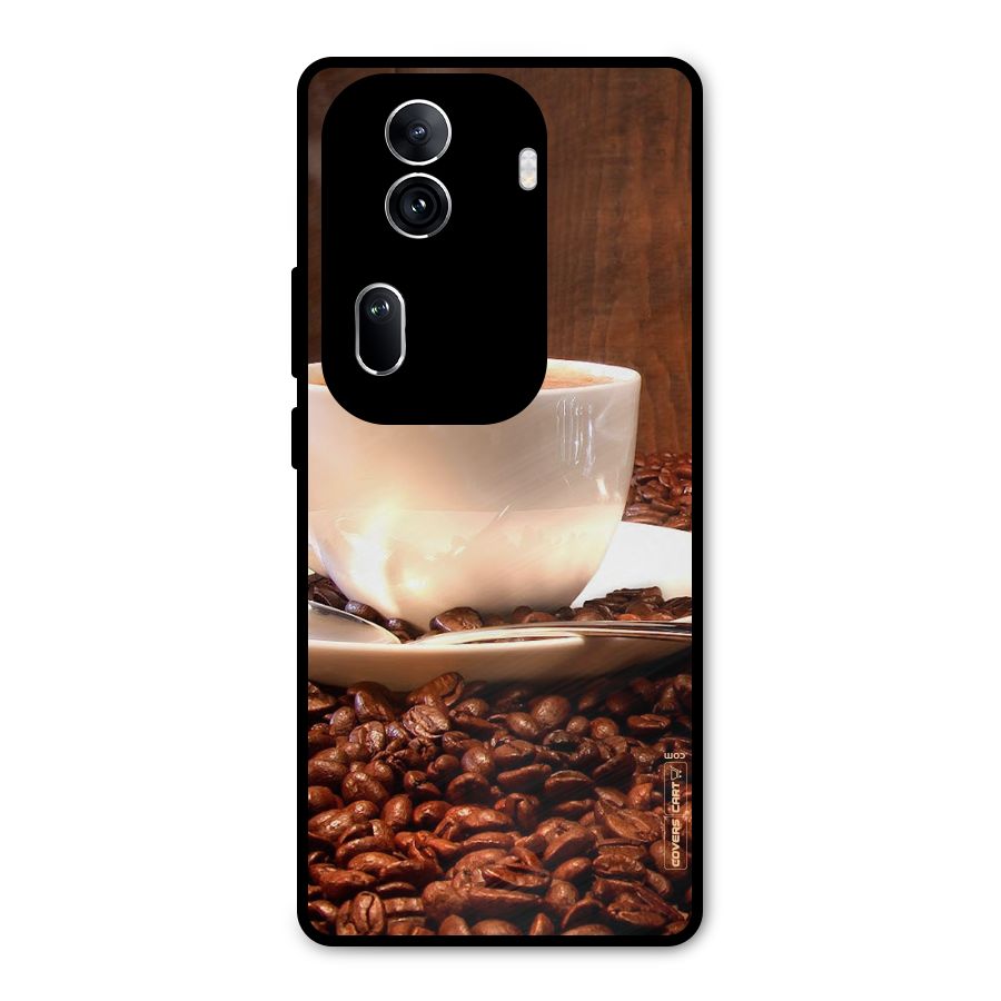 Caffeine Beans Metal Back Case for Oppo Reno11 Pro 5G