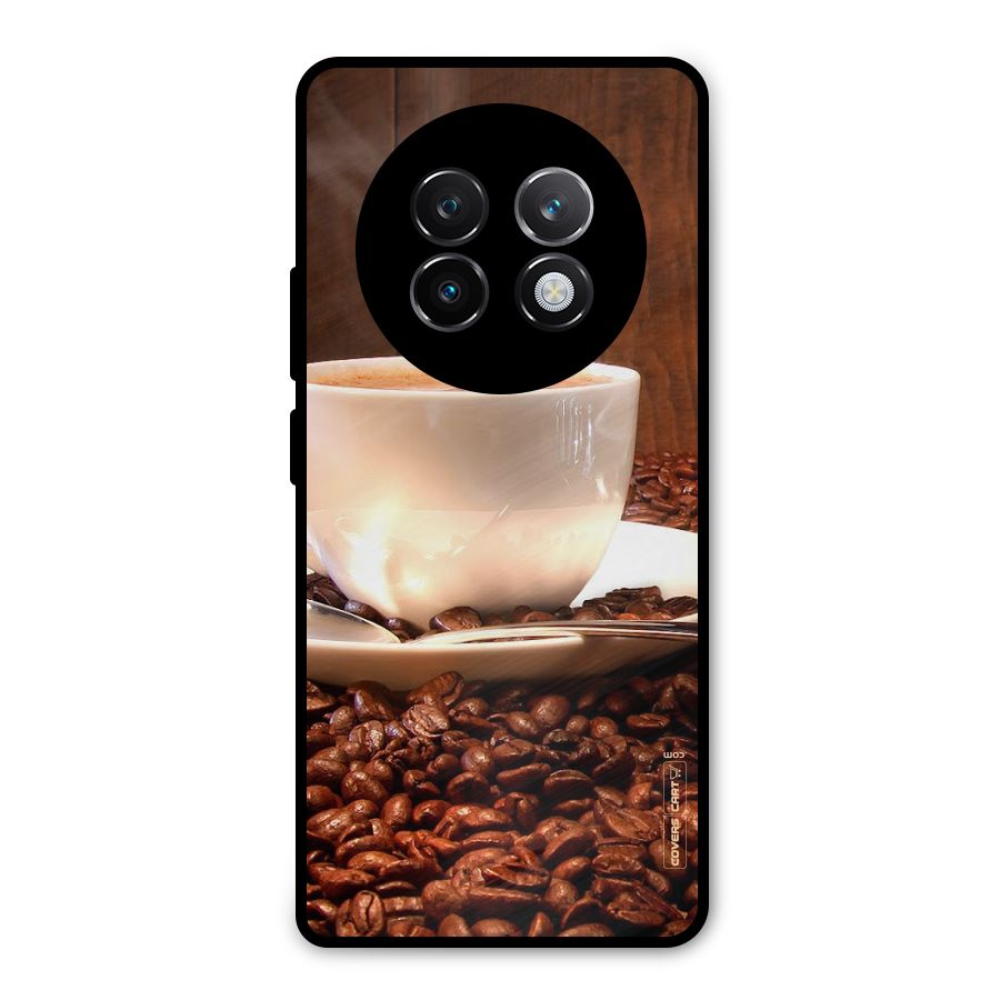 Caffeine Beans Metal Back Case for Realme 13 Plus