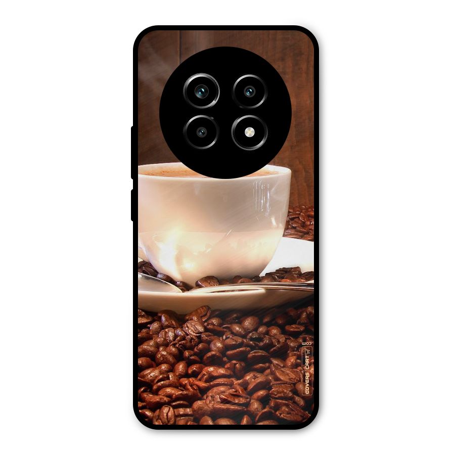 Caffeine Beans Metal Back Case for Realme 13 Pro