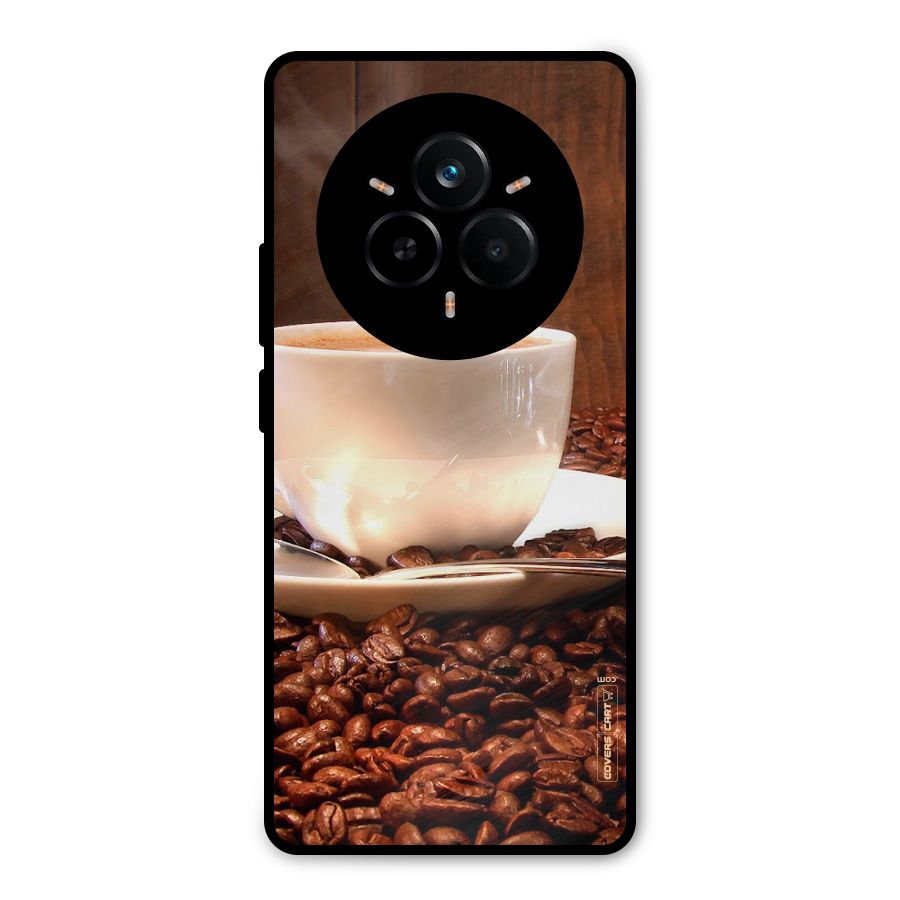 Caffeine Beans Metal Back Case for Realme 14 Pro