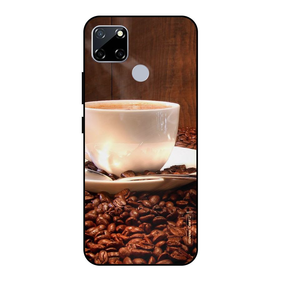 Caffeine Beans Metal Back Case for Realme Narzo 20