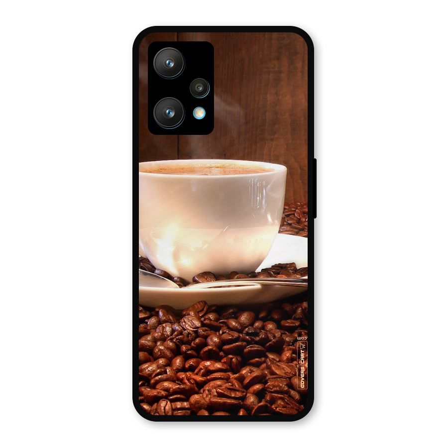 Caffeine Beans Metal Back Case for Realme Narzo 50 Pro