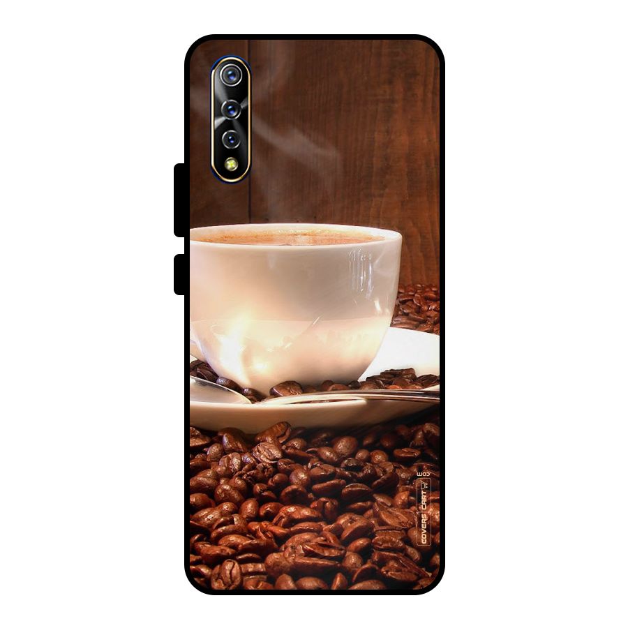 Caffeine Beans Metal Back Case for Vivo S1