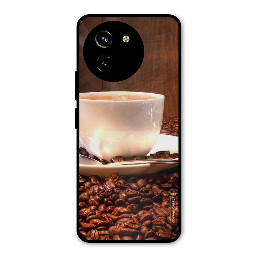 Caffeine Beans Metal Back Case for Vivo T3x