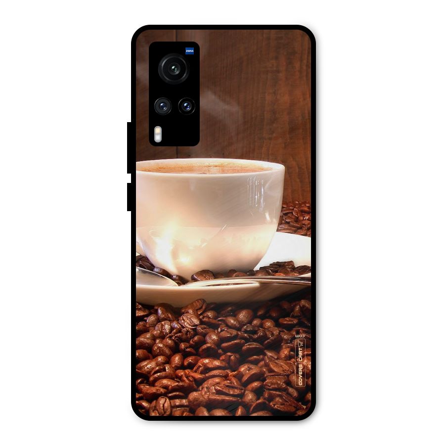 Caffeine Beans Metal Back Case for Vivo X60