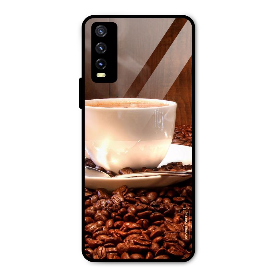 Caffeine Beans Metal Back Case for Vivo Y20
