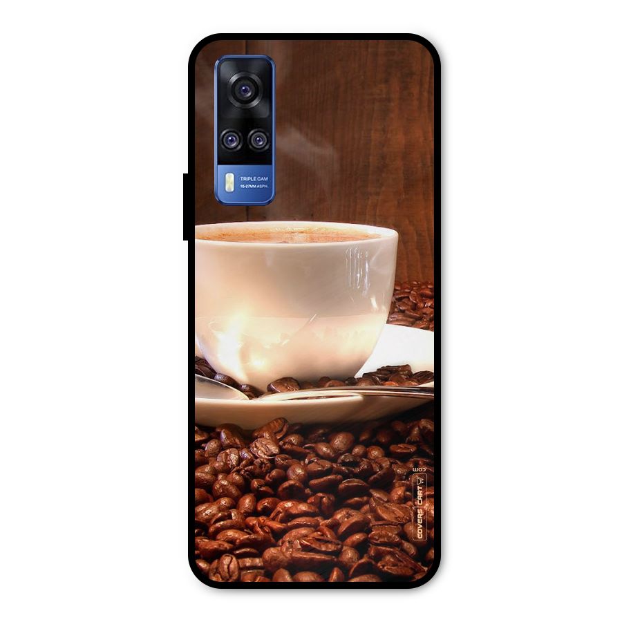 Caffeine Beans Metal Back Case for Vivo Y31