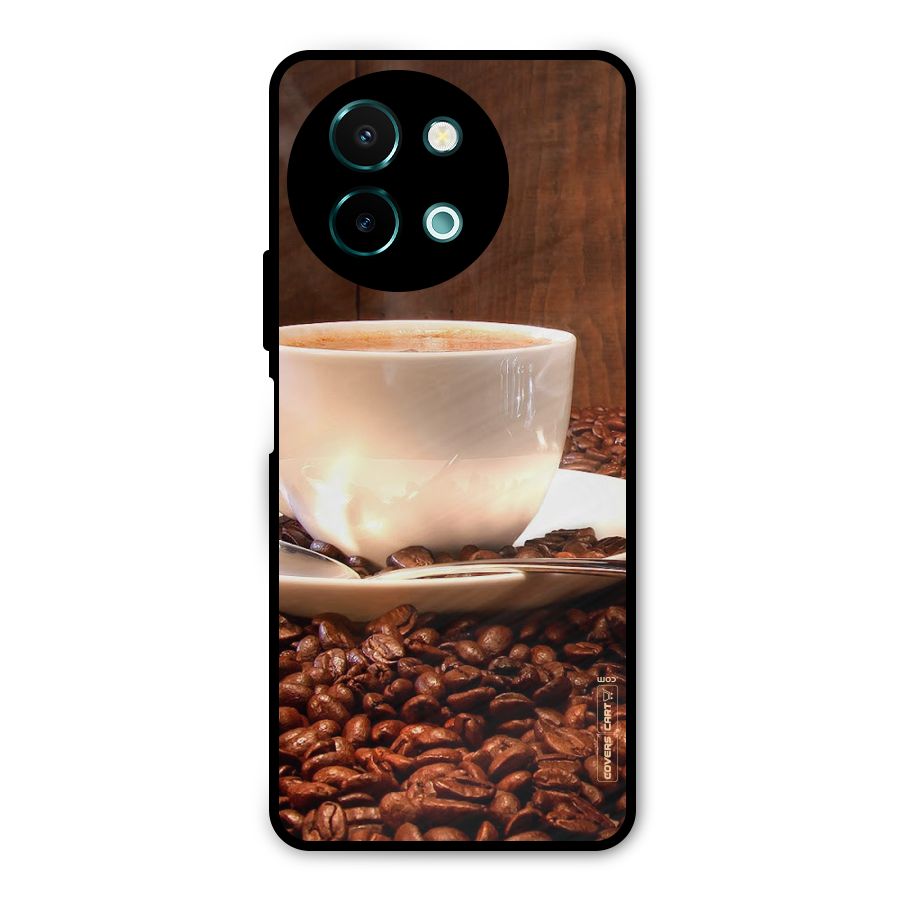 Caffeine Beans Metal Back Case for Vivo Y58