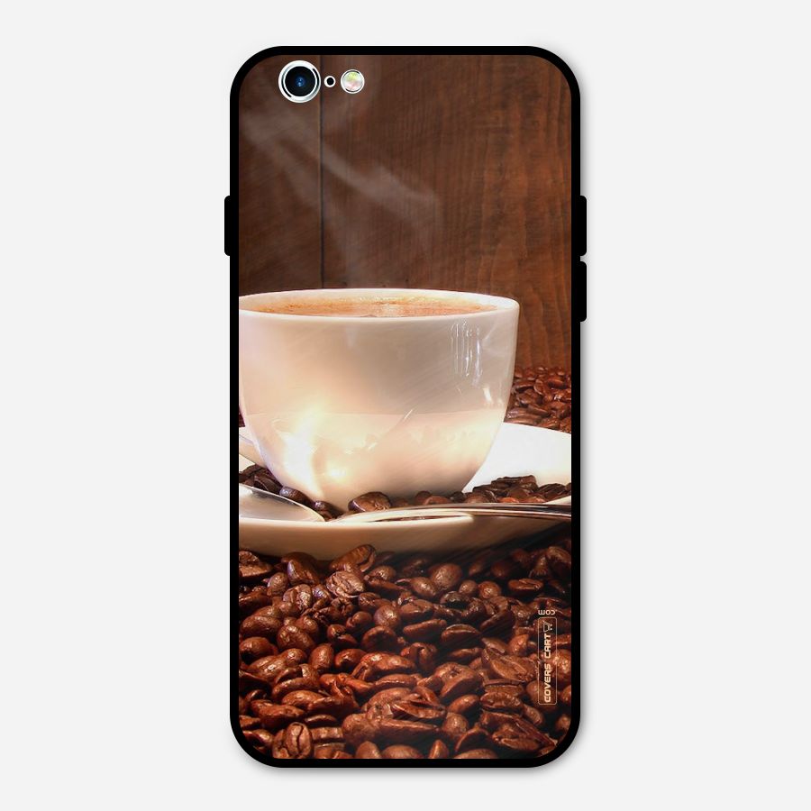 Caffeine Beans Metal Back Case for iPhone 6 6s