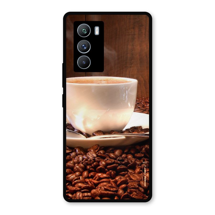 Caffeine Beans Metal Back Case for iQOO 9 SE