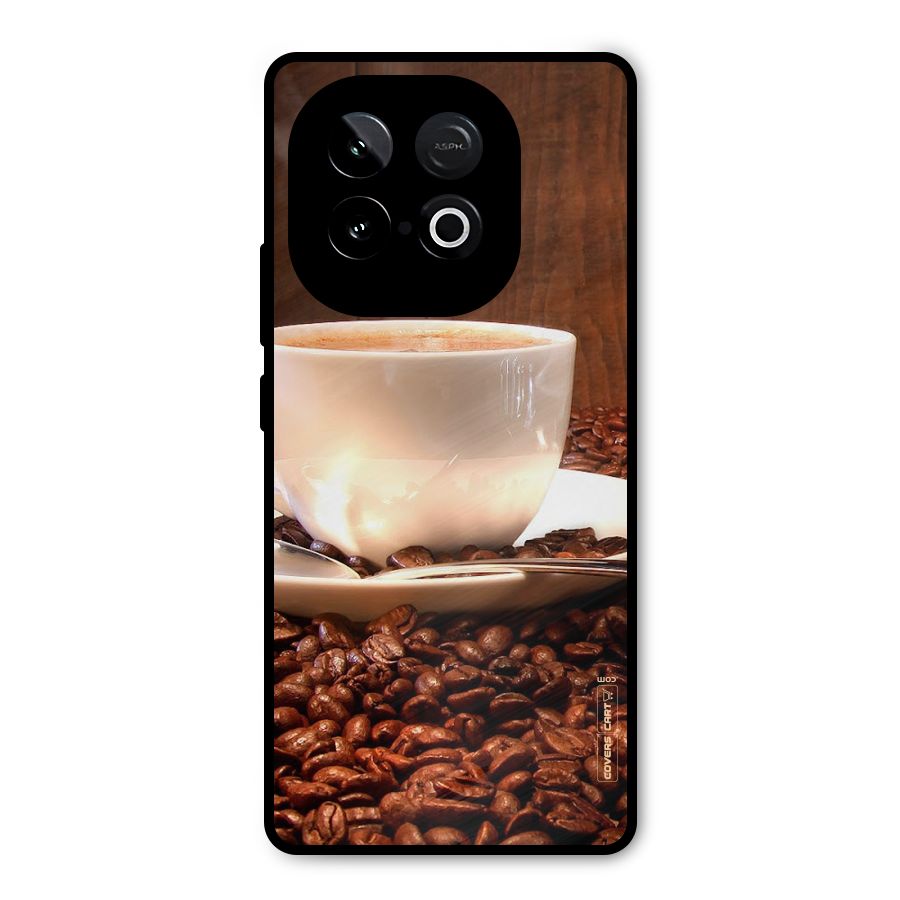 Caffeine Beans Metal Back Case for iQOO Neo 10
