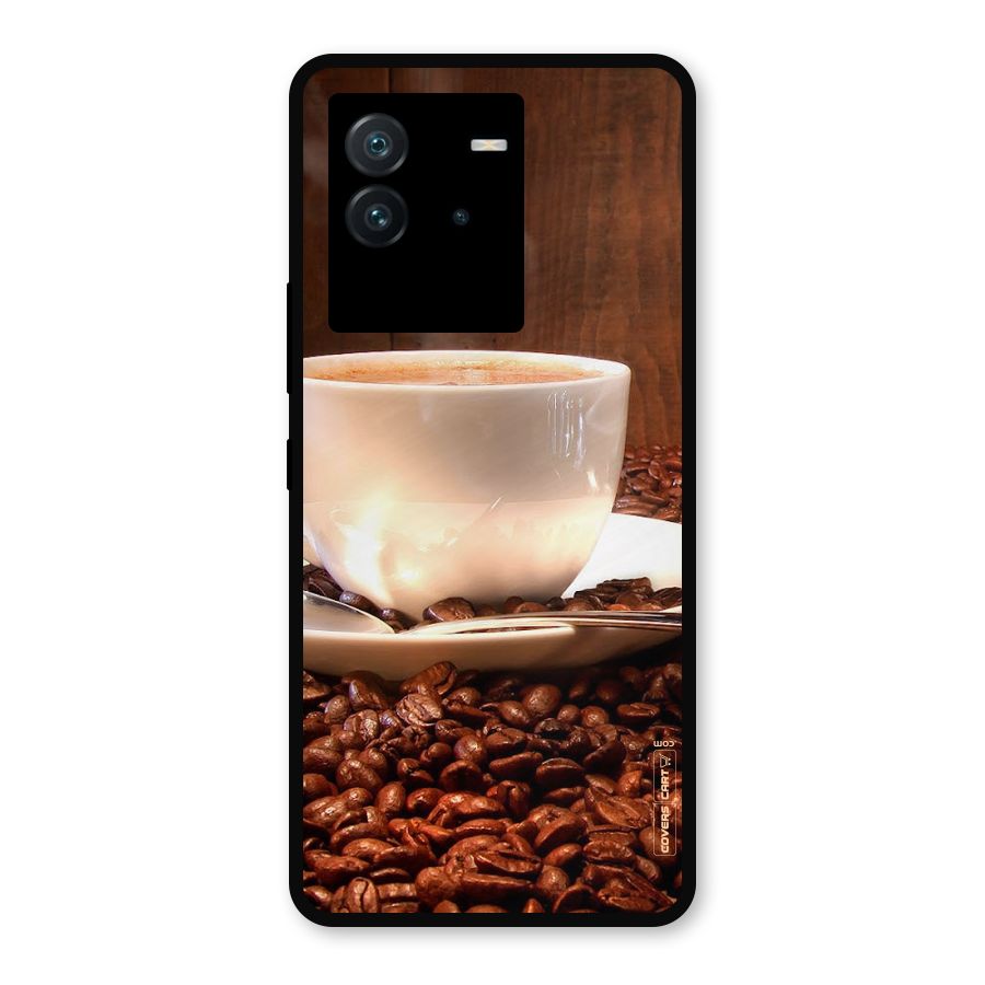 Caffeine Beans Metal Back Case for iQOO Neo 6 5G