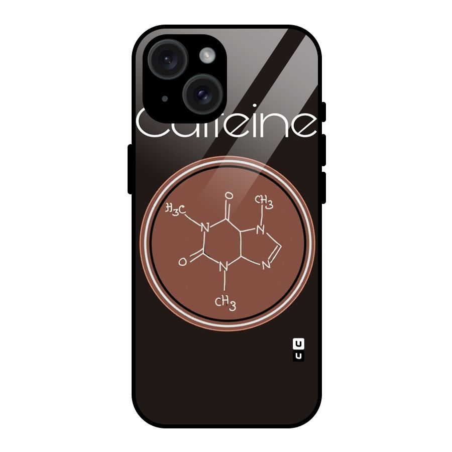 Caffeine Making Glass Back Case for iPhone 15
