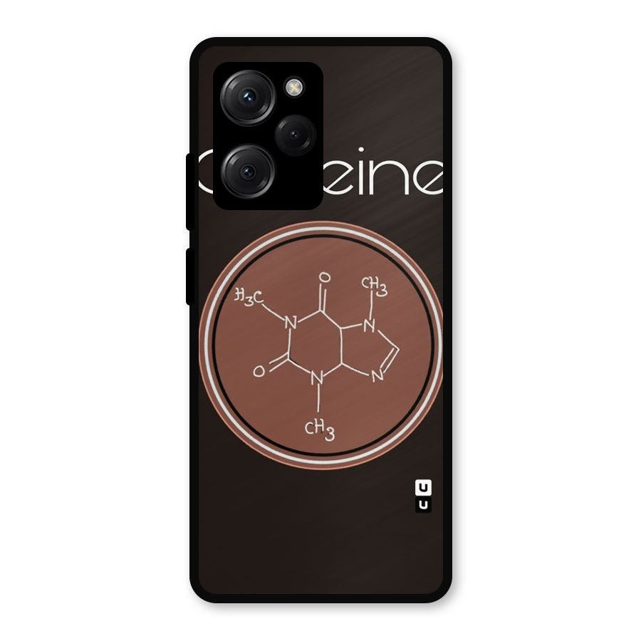 Caffeine Making Metal Back Case for Poco X5 Pro