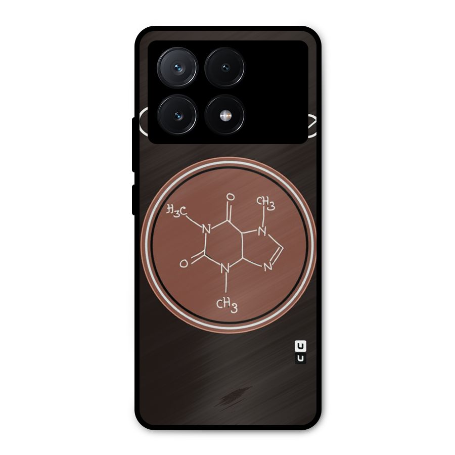 Caffeine Making Metal Back Case for Poco X6 Pro