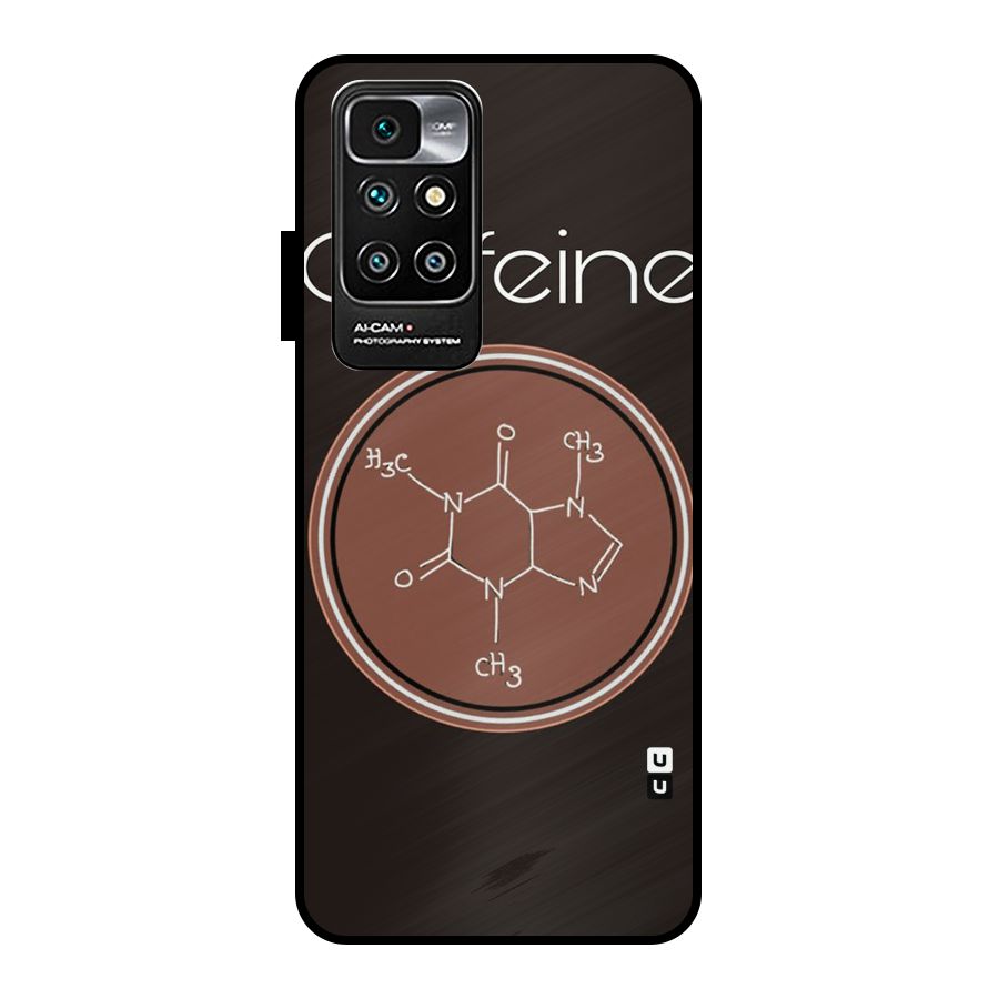 Caffeine Making Metal Back Case for Redmi 10 Prime