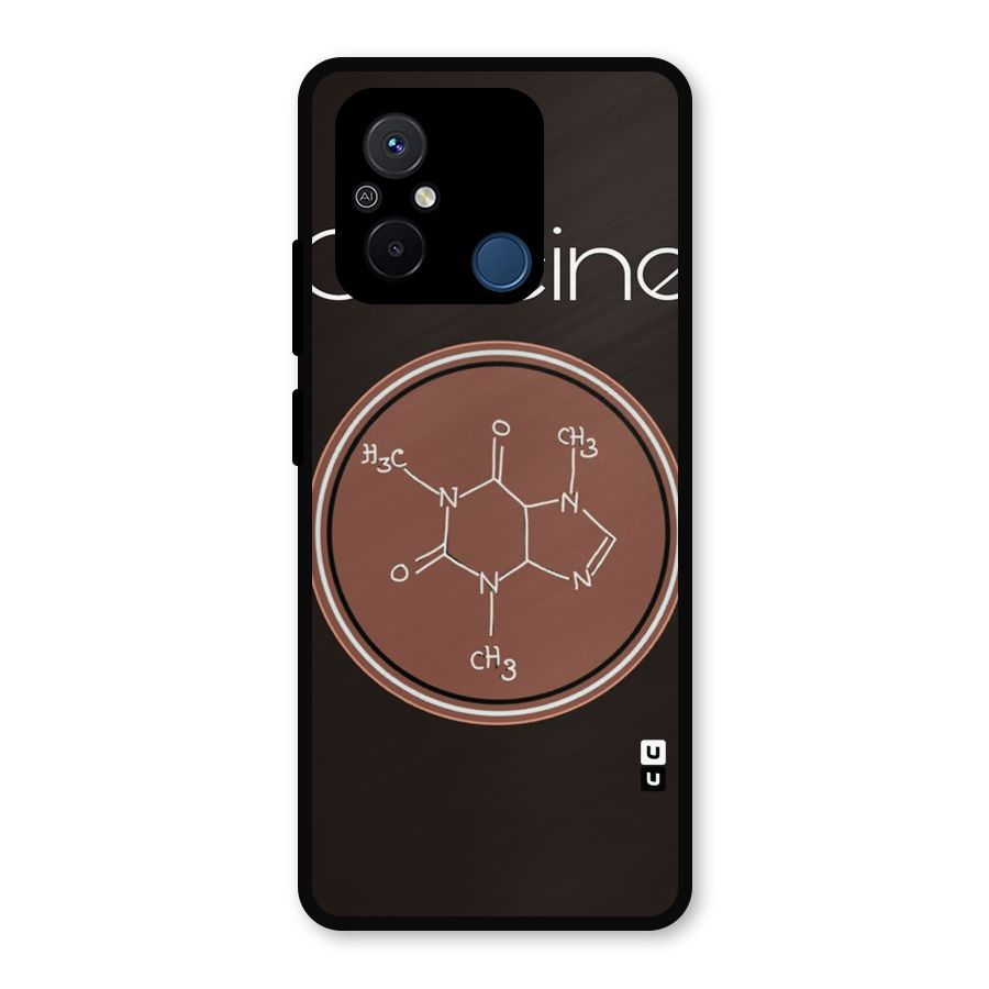 Caffeine Making Metal Back Case for Redmi 12C