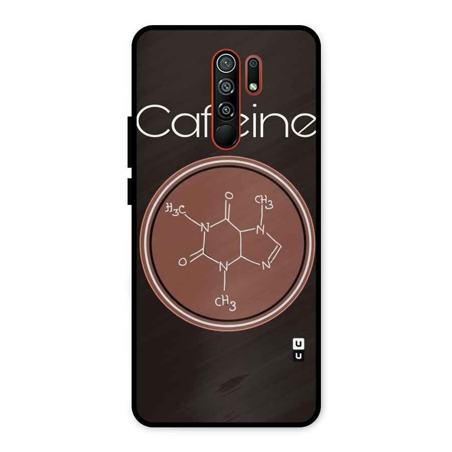 Caffeine Making Metal Back Case for Redmi 9 Prime
