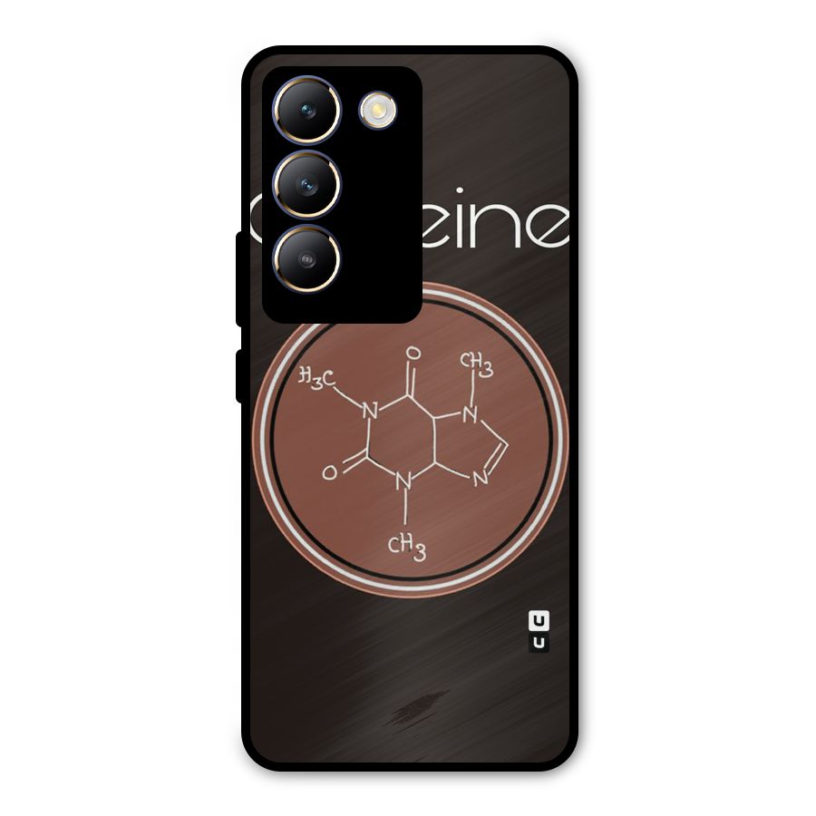 Caffeine Making Metal Back Case for Vivo T3 5G