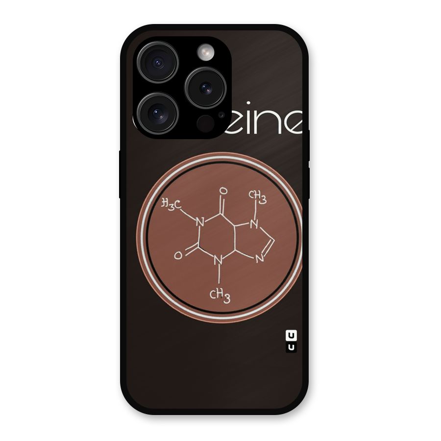 Caffeine Making Metal Back Case for iPhone 15 Pro