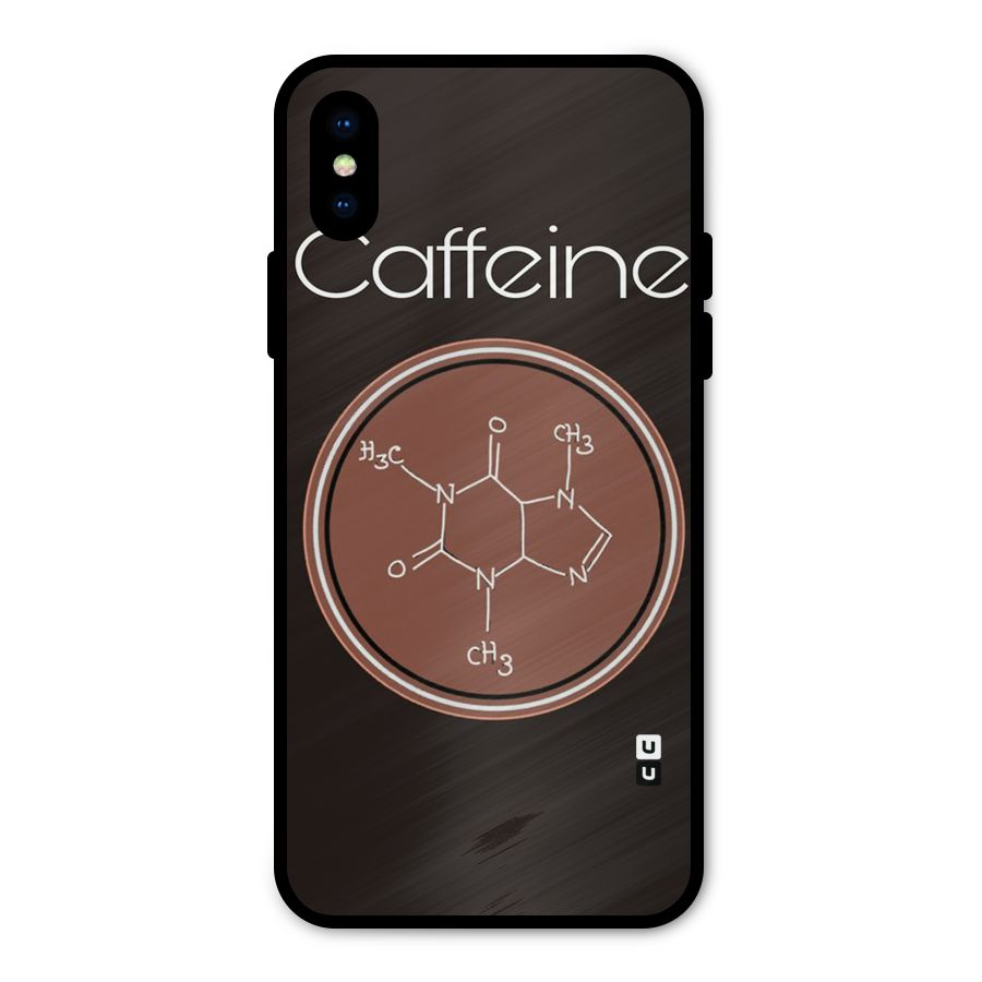 Caffeine Making Metal Back Case for iPhone X