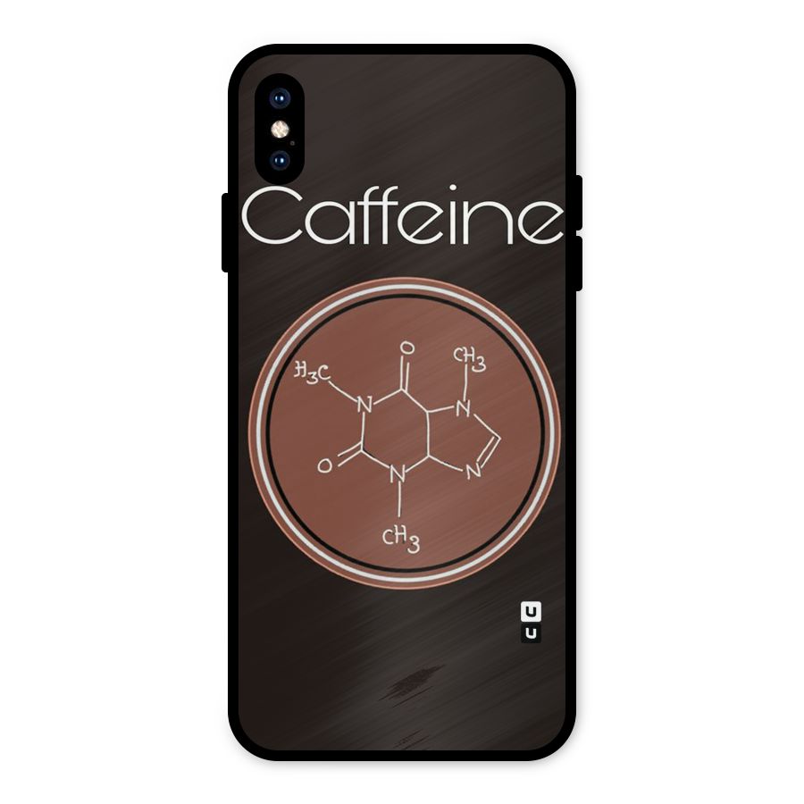 Caffeine Making Metal Back Case for iPhone XS Max