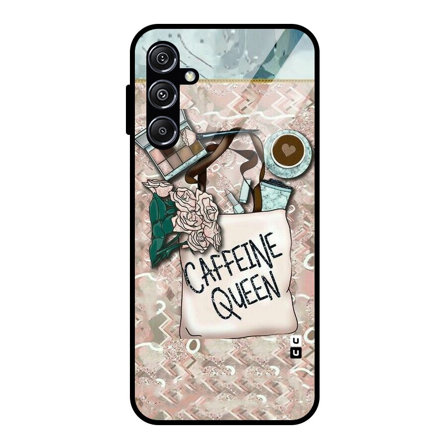 Caffeine Queen Glass Back Case for Galaxy M34 5G