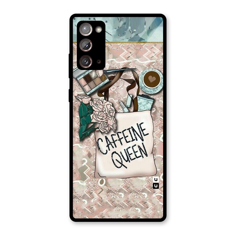 Caffeine Queen Glass Back Case for Galaxy Note 20