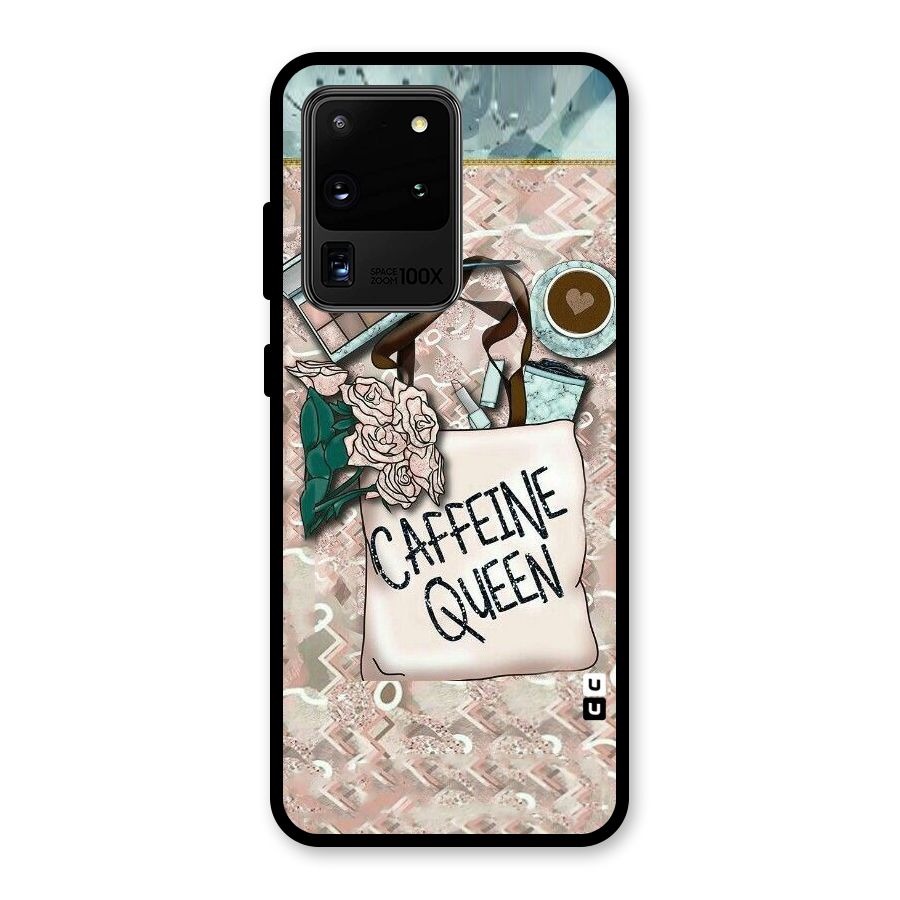 Caffeine Queen Glass Back Case for Galaxy S20 Ultra