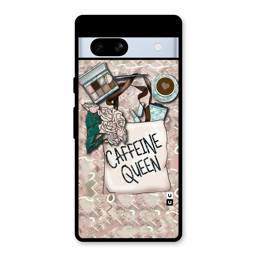 Caffeine Queen Glass Back Case for Google Pixel 7a