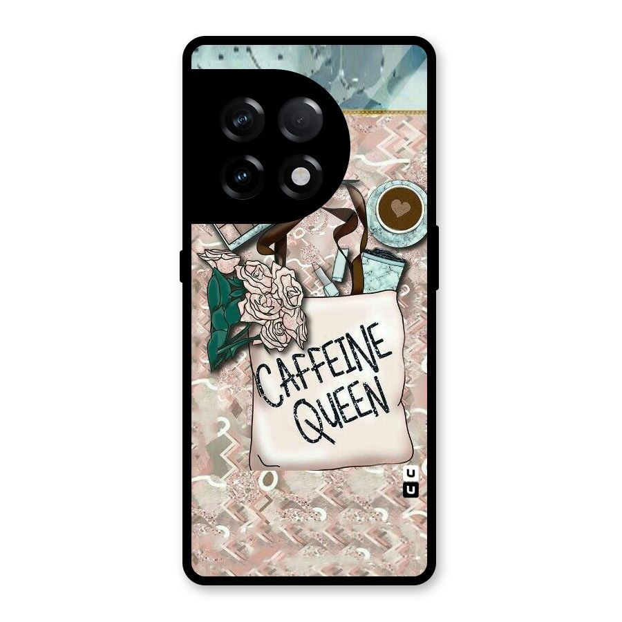Caffeine Queen Glass Back Case for OnePlus 11R