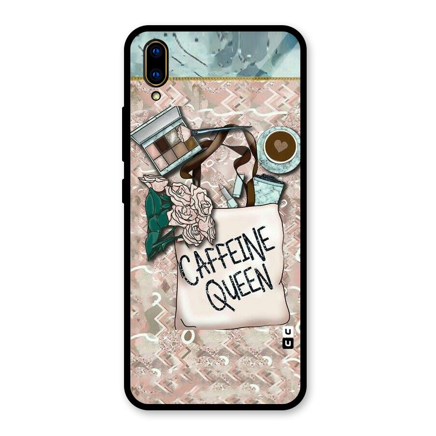 Caffeine Queen Glass Back Case for Vivo V11 Pro